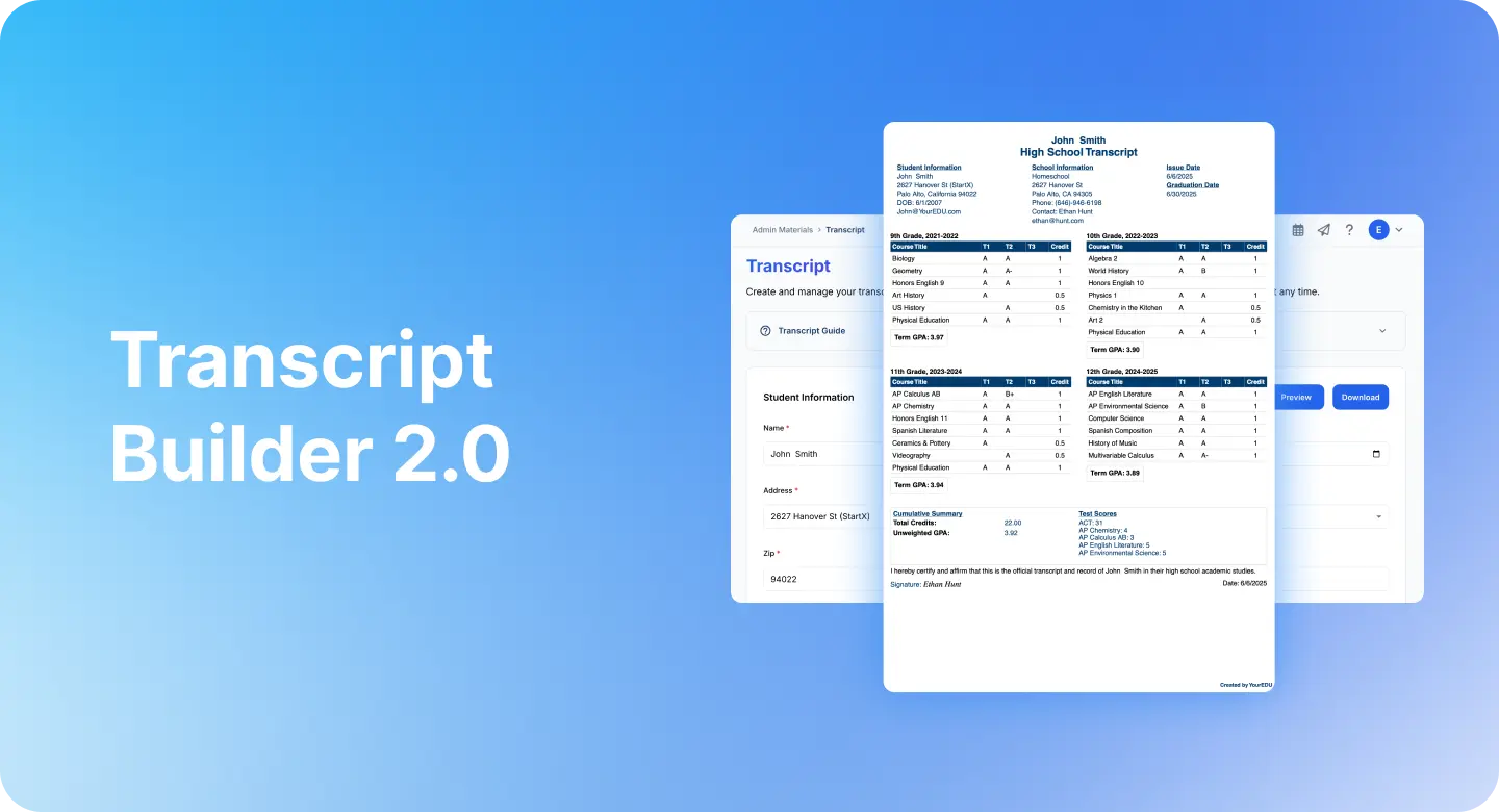 Transcript Builder 2.0