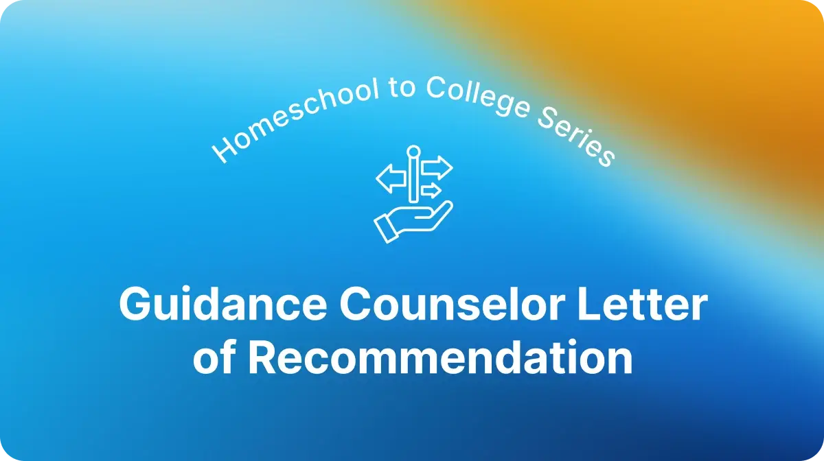 Guidance Counselor Letter of Rec