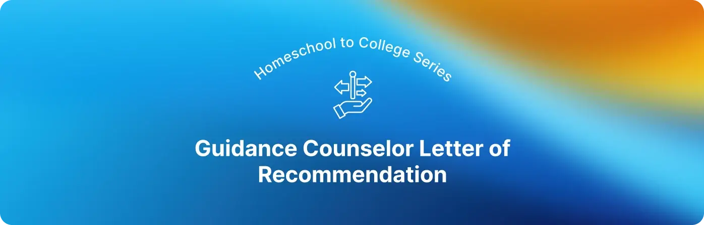 Guidance Counselor Letter of Rec